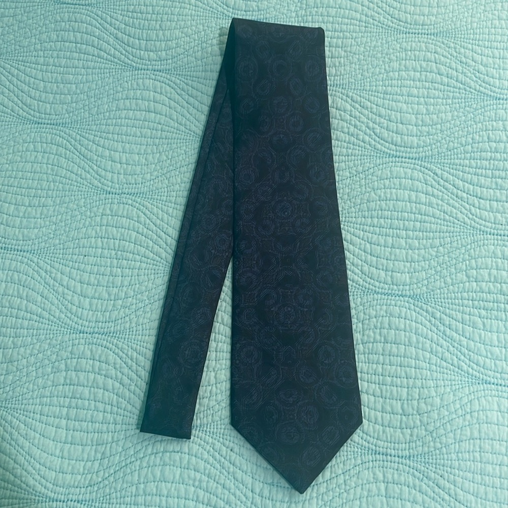 Gianfranco Ferre silk jacquard tie